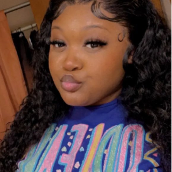 26 INCH 150% Human Hair Wig Cover Deep Curly Brazilian  Lace Front Wigs - Picture 4 of 5